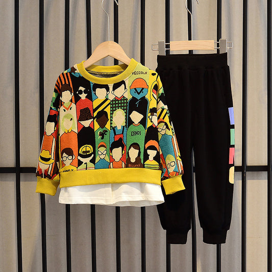 Korean Casual Two-Piece Suit