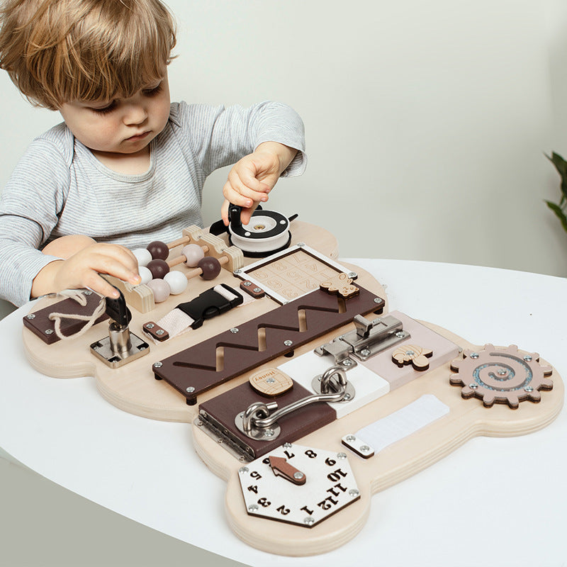 Bear Busy Board Montessori