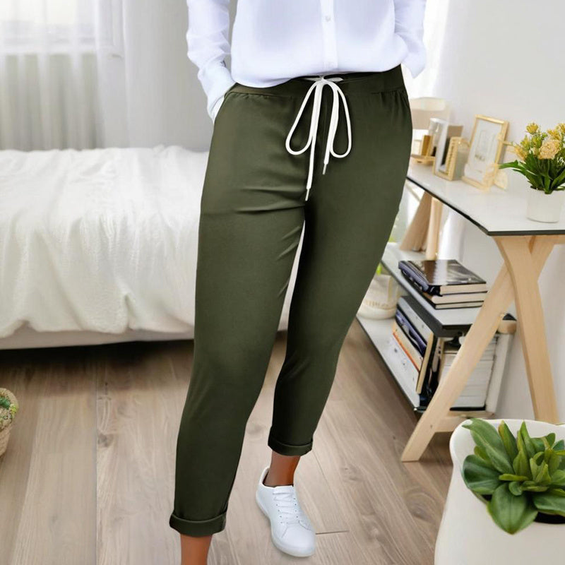 Women's Solid Casual Pants