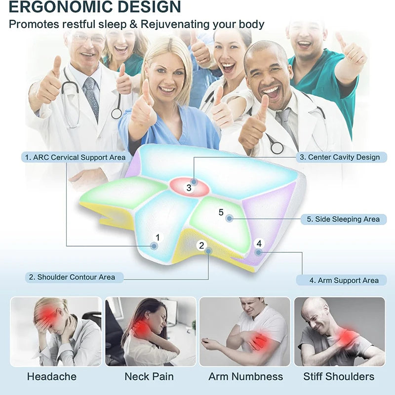 Ergonomic Pillow For Neck Pain