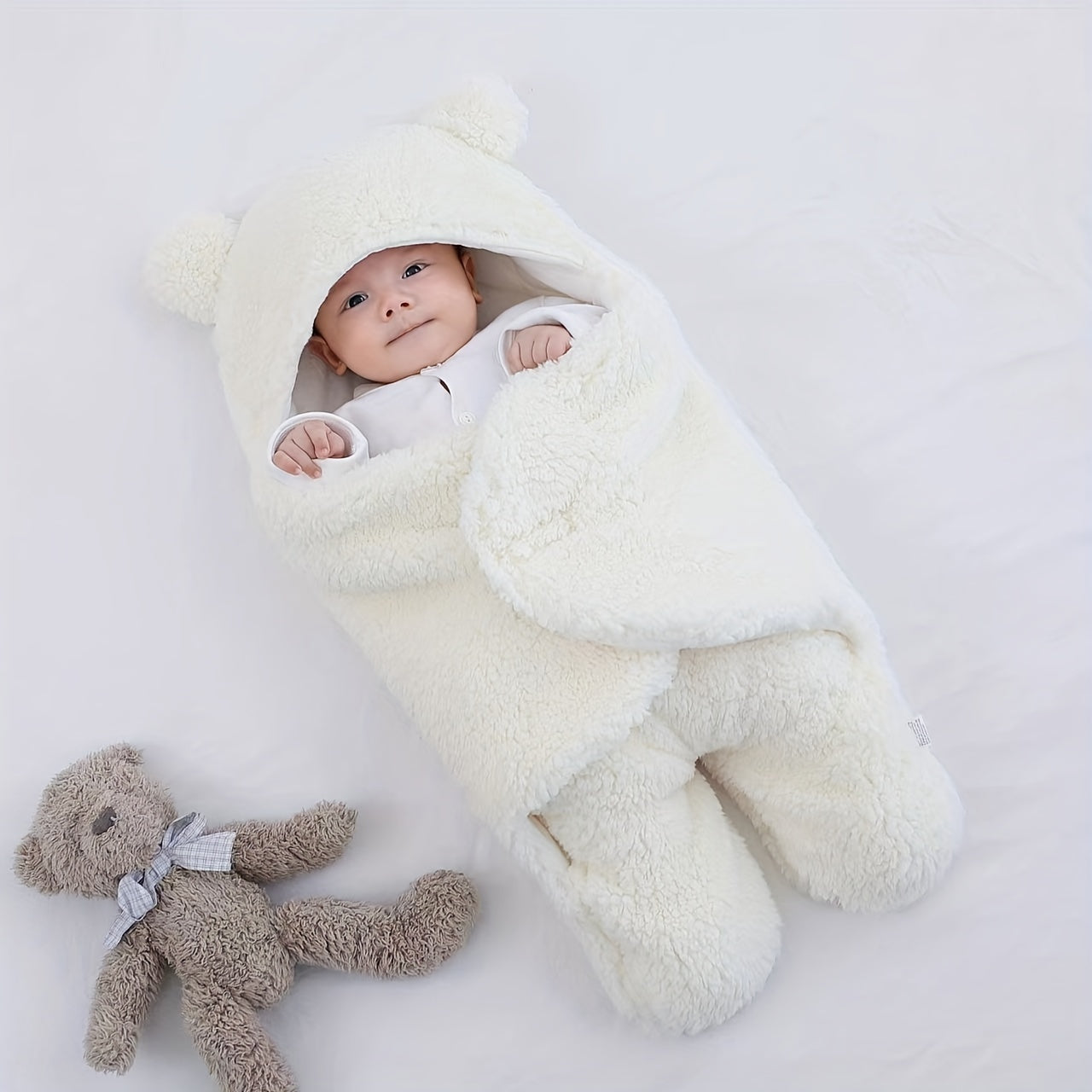 Baby Sleeping Bag Bear Pillow