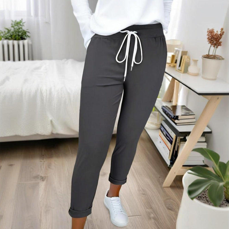 Women's Solid Casual Pants