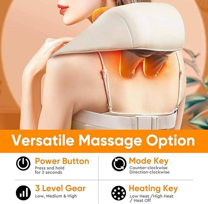 Electric Neck and shoulder Massager With Heat