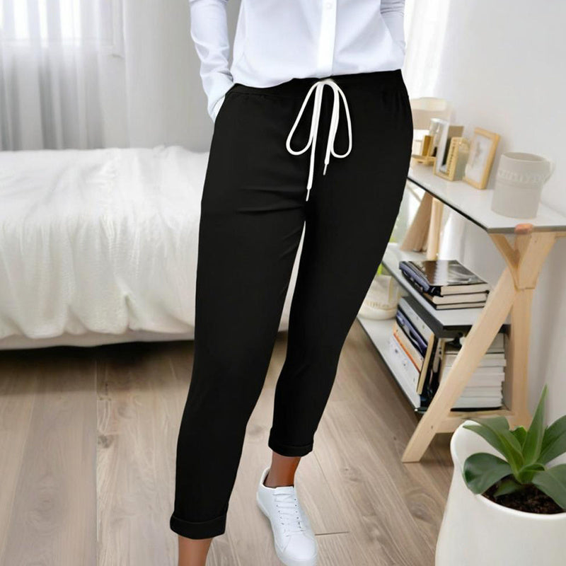 Women's Solid Casual Pants