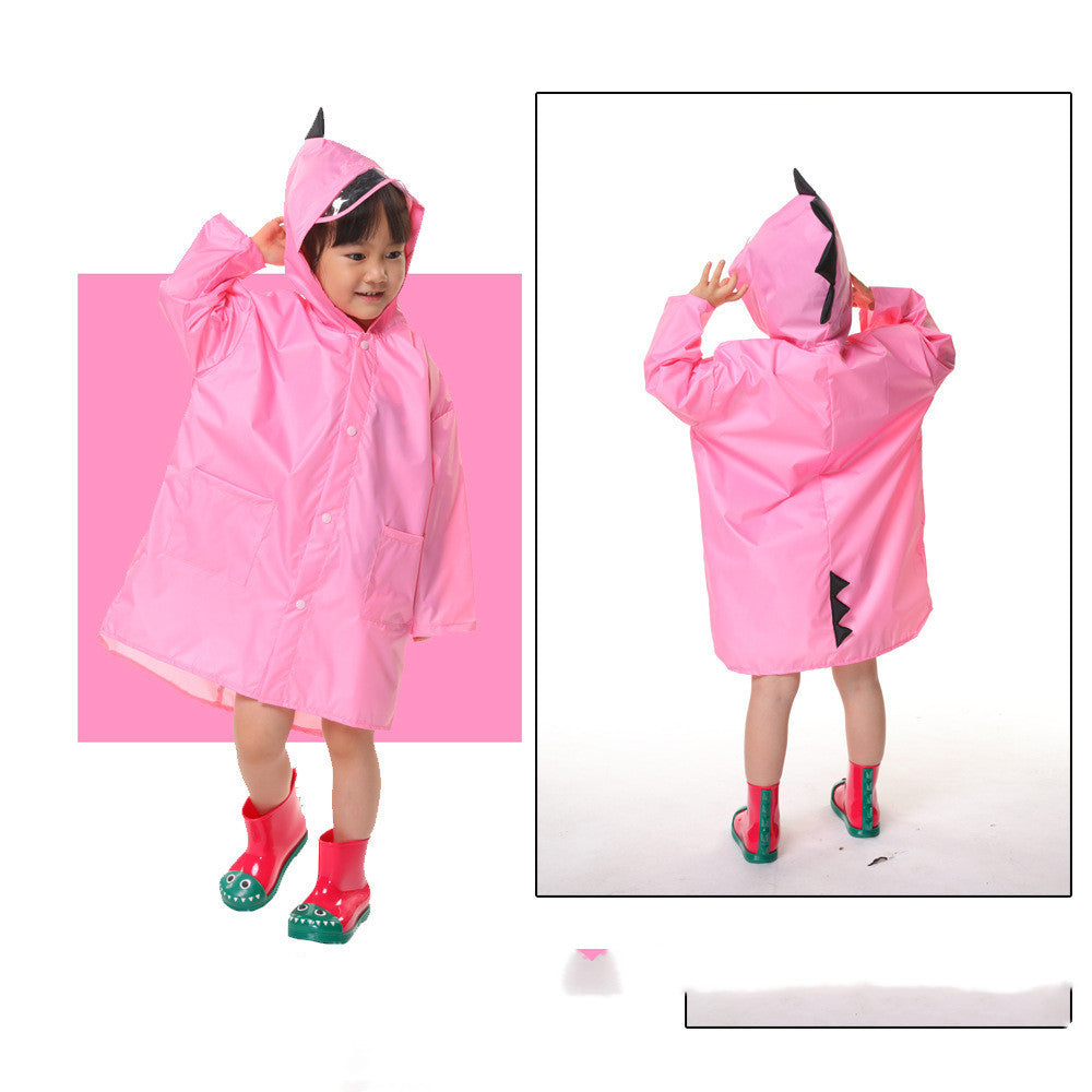 Cartoon dinosaur raincoats for children