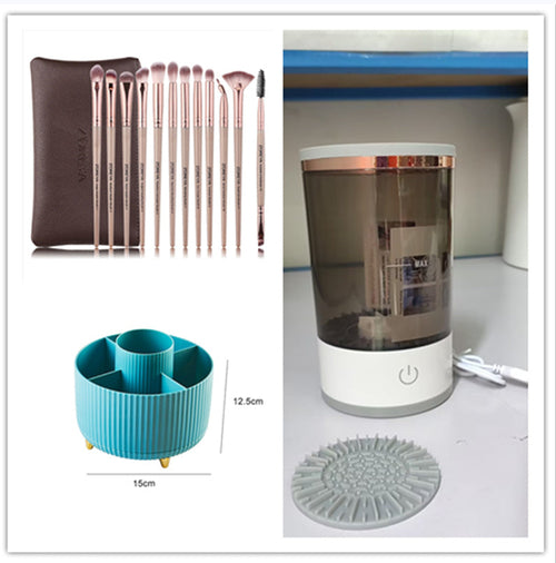 Women Eye Shadow Brush Cleaning Tool Portable Electric Makeup Brush