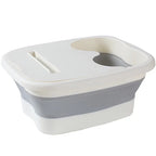 Foldable Footbath Massage Bucket Soaking Bucket Folding Basin Spa Foot