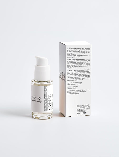 Double Hydration Boost Gel – Multimolekylær Hyaluronsyre & Aloe