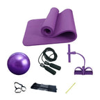 Komplett Yoga & Fitness Treningssett – 5 Deler for Hjemmetrening