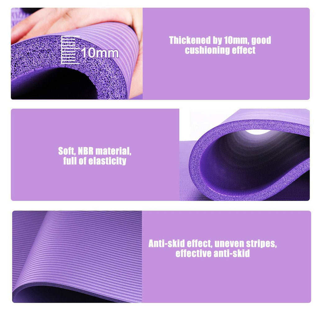 Komplett Yoga & Fitness Treningssett – 5 Deler for Hjemmetrening