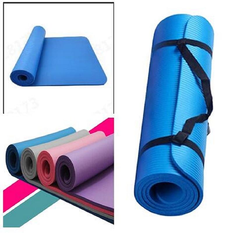 Premium Yogamatte i Stor Størrelse – Tykk, Sklisikker NBR-matte